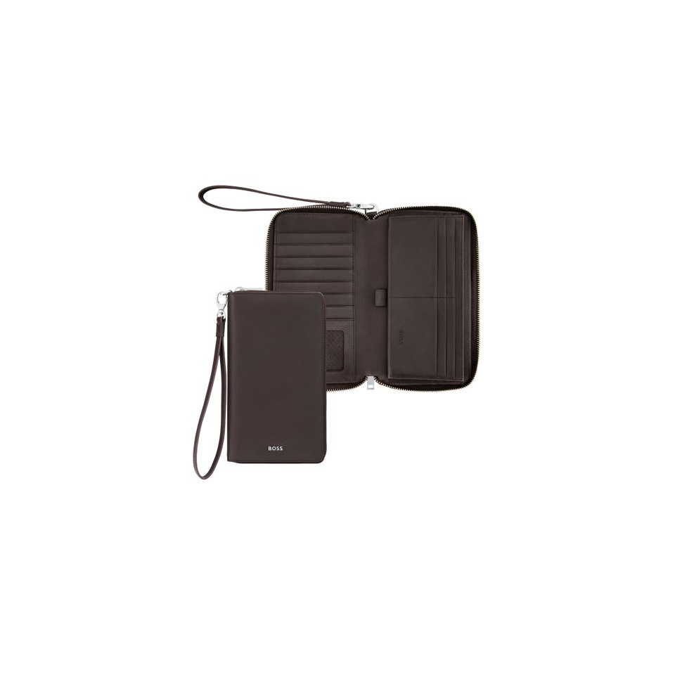 Portefeuille publicitaire voyage Classic Smooth Hugo Boss