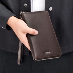 Portefeuille publicitaire voyage Classic Smooth Hugo Boss
