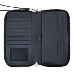 Portefeuille publicitaire voyage Classic Grained Hugo Boss