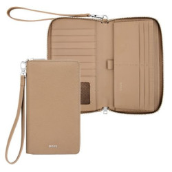 Portefeuille publicitaire voyage Classic Grained Hugo Boss