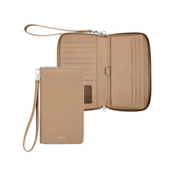 Portefeuille publicitaire voyage Classic Grained Hugo Boss