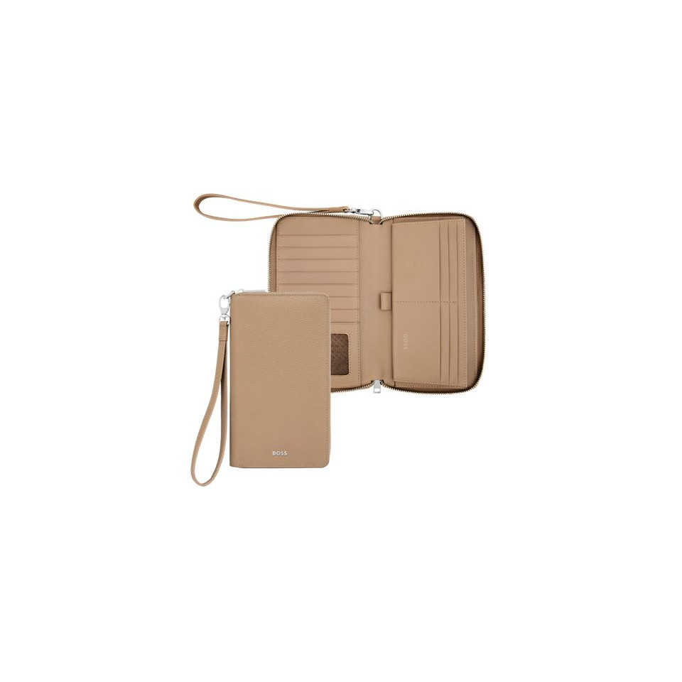Portefeuille publicitaire voyage Classic Grained Hugo Boss