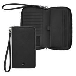 Portefeuille publicitaire voyage Double B Saffiano Hugo Boss