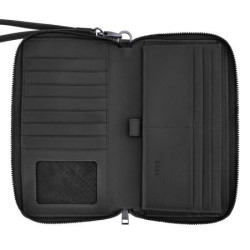Portefeuille publicitaire voyage Double B Saffiano Hugo Boss