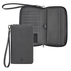 Portefeuille publicitaire voyage Double B Saffiano Hugo Boss