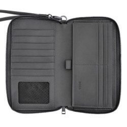 Portefeuille publicitaire voyage Double B Saffiano Hugo Boss