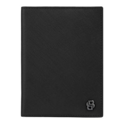 Porte-passeports publicitaire Double B Saffiano Hugo Boss