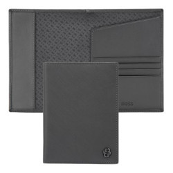 Porte-passeports publicitaire Double B Saffiano Hugo Boss