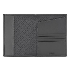 Porte-passeports publicitaire Double B Saffiano Hugo Boss