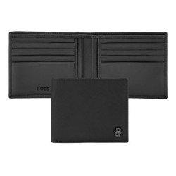 Portefeuille publicitaire Double B Saffiano Hugo Boss