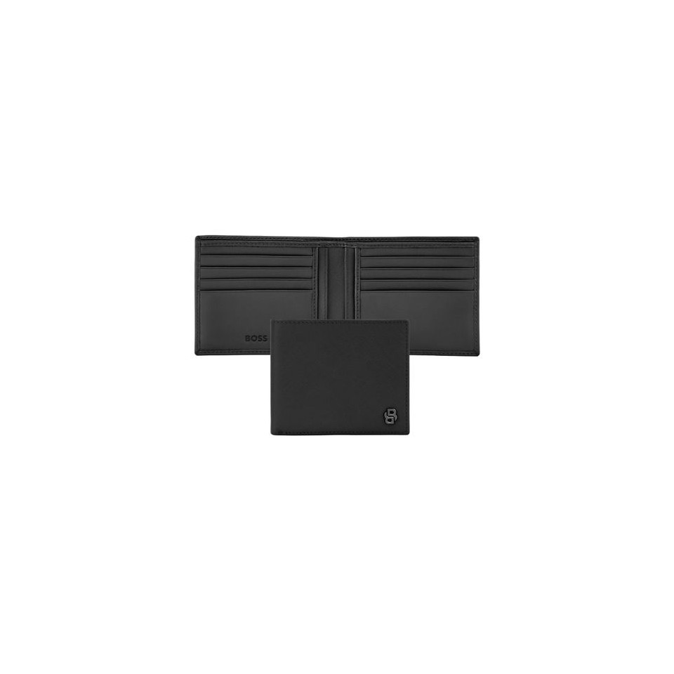 Portefeuille publicitaire Double B Saffiano Hugo Boss