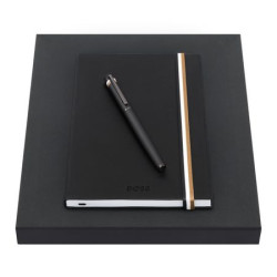 Bloc-notes publicitaire et stylo Hugo Boss