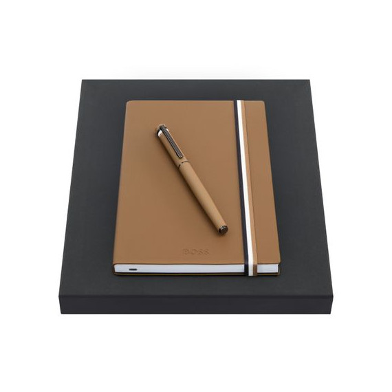 Bloc-notes publicitaire et stylo Hugo Boss