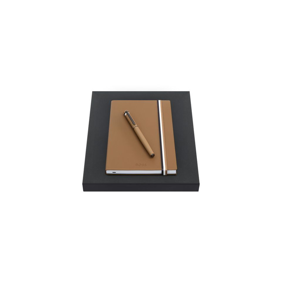 Bloc-notes publicitaire et stylo Hugo Boss