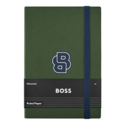Carnet publicitaire A5 Varsity Forest Lined Hugo Boss