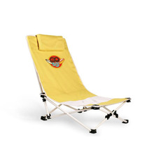 Chaise de plage publicitaire avec coussin