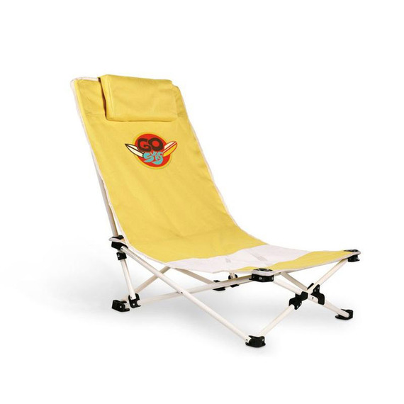 Chaise de plage publicitaire avec coussin