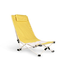 Chaise de plage publicitaire avec coussin