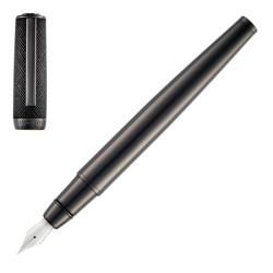 Stylo publicitaire plume Double B Saffiano Hugo Boss
