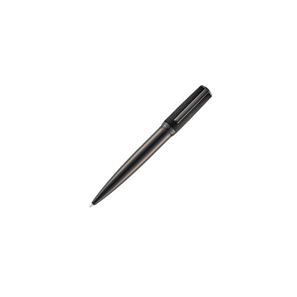 Stylo publicitaire bille Double B Saffiano Hugo Boss