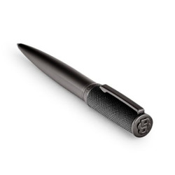 Stylo publicitaire bille Double B Saffiano Hugo Boss