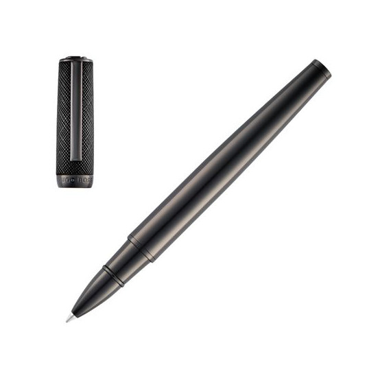Stylo publicitaire roller Double B Saffiano Hugo Boss