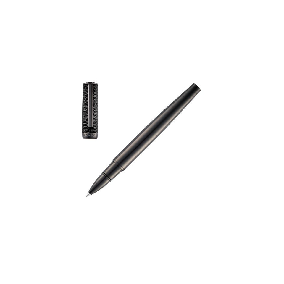 Stylo publicitaire roller Double B Saffiano Hugo Boss