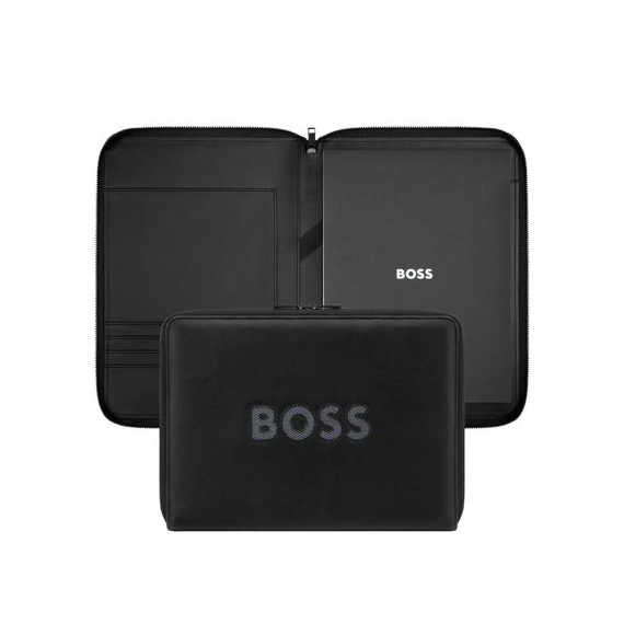 Conférencier publicitaire A4 zip Boss Cut Out Hugo Boss