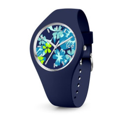 Montre ICE publicitaire flower-Midnight lime-Moyenne-3H Ice-Watch