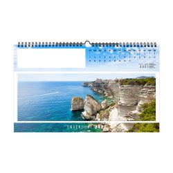 Calendrier personnalisé fabriqué en France 13 feuillets Envergure grand format