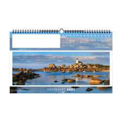 Calendrier personnalisé fabriqué en France 13 feuillets Envergure grand format