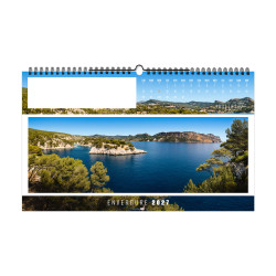 Calendrier personnalisé fabriqué en France 13 feuillets Envergure grand format