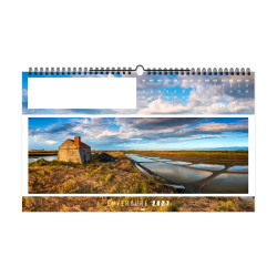 Calendrier personnalisé fabriqué en France 13 feuillets Envergure grand format