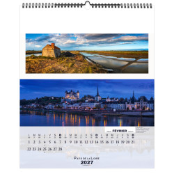 Calendrier personnalisable 13 feuillets France Panoramique petit format