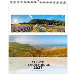 Calendrier publicitaire 13 feuillets France Panoramique grand format