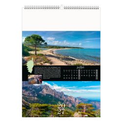Calendrier publicitaire 13 feuillets Corsica