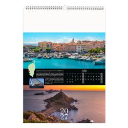 Calendrier publicitaire 13 feuillets Corsica