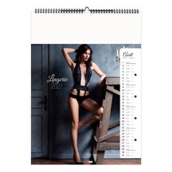 Calendrier personnalisable fabriqué en France 13 feuillets Lingerie