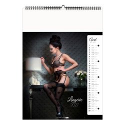 Calendrier personnalisable fabriqué en France 13 feuillets Lingerie