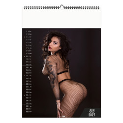 Calendrier personnalisable fabriqué en France 13 feuillets Passionata grand format
