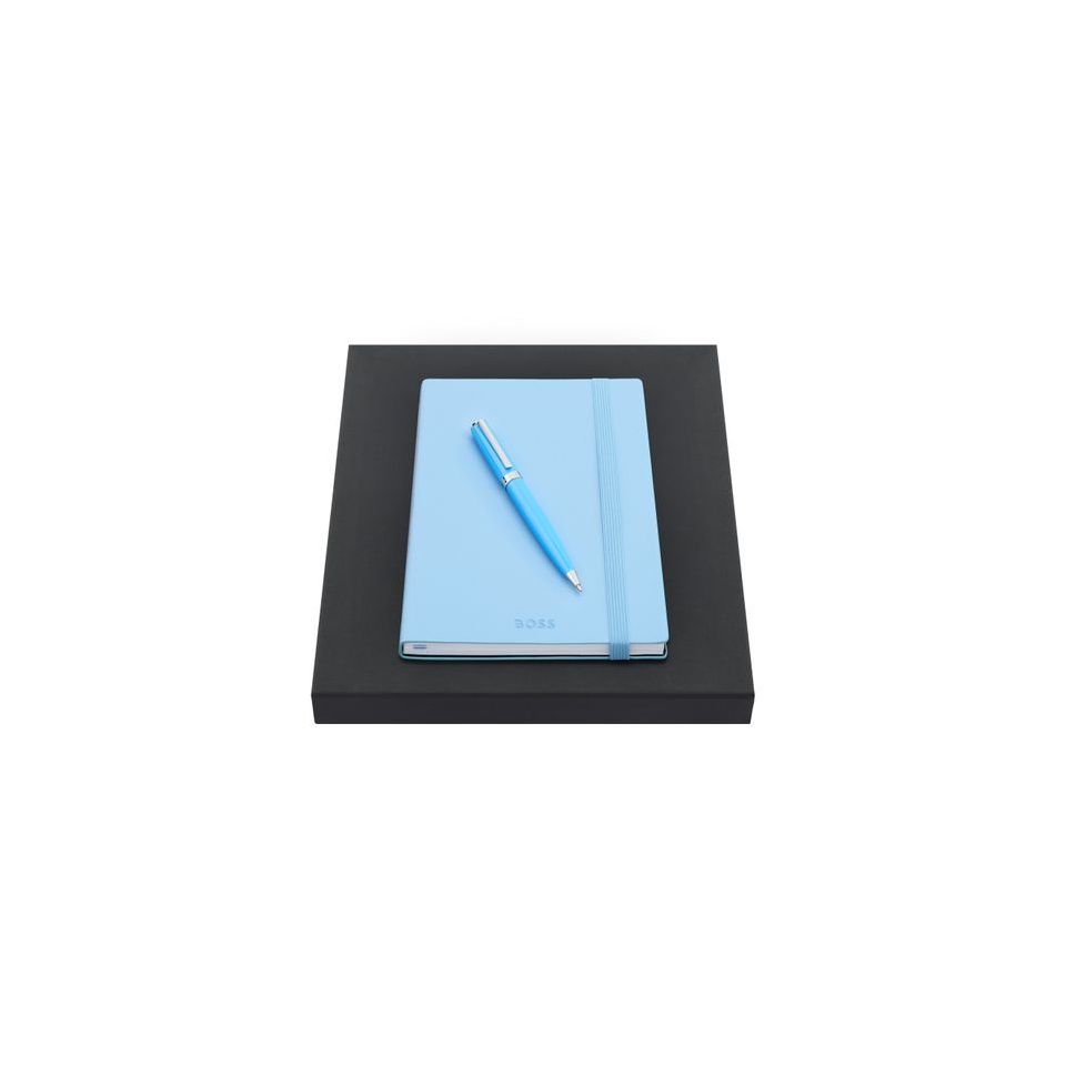 Parure publicitaire HUGO BOSS(stylo bille & carnet A5) 9