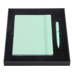 Parure publicitaire HUGO BOSS(stylo bille & carnet A5) 9