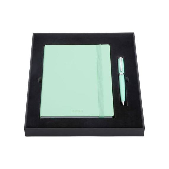Parure publicitaire HUGO BOSS(stylo bille & carnet A5) 9