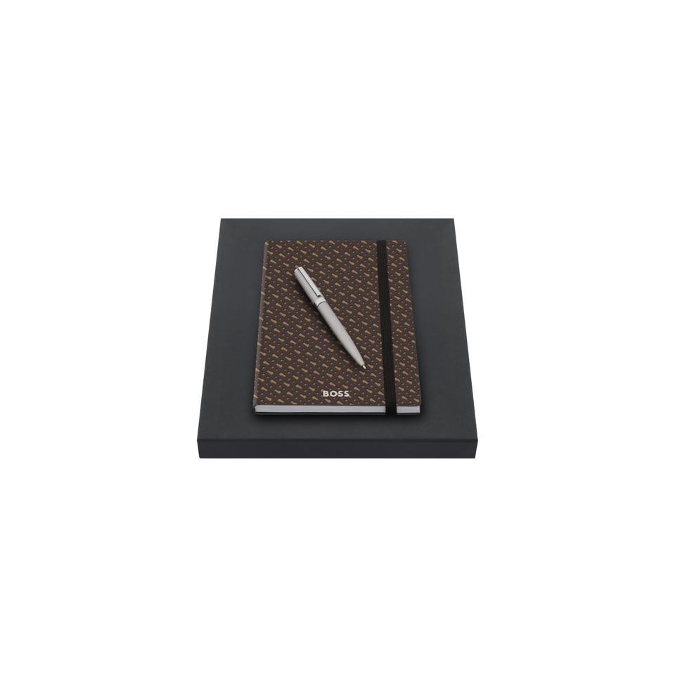 Parure publicitaire HUGO BOSS(stylo bille & carnet A5) 10