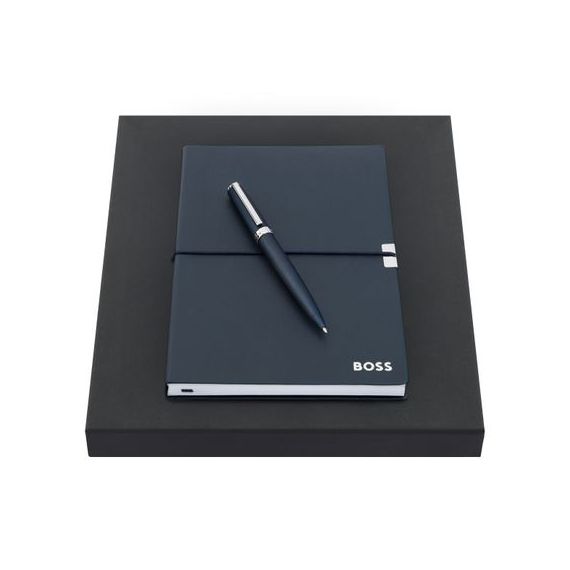 Parure publicitaire HUGO BOSS(stylo bille & carnet A5) 11