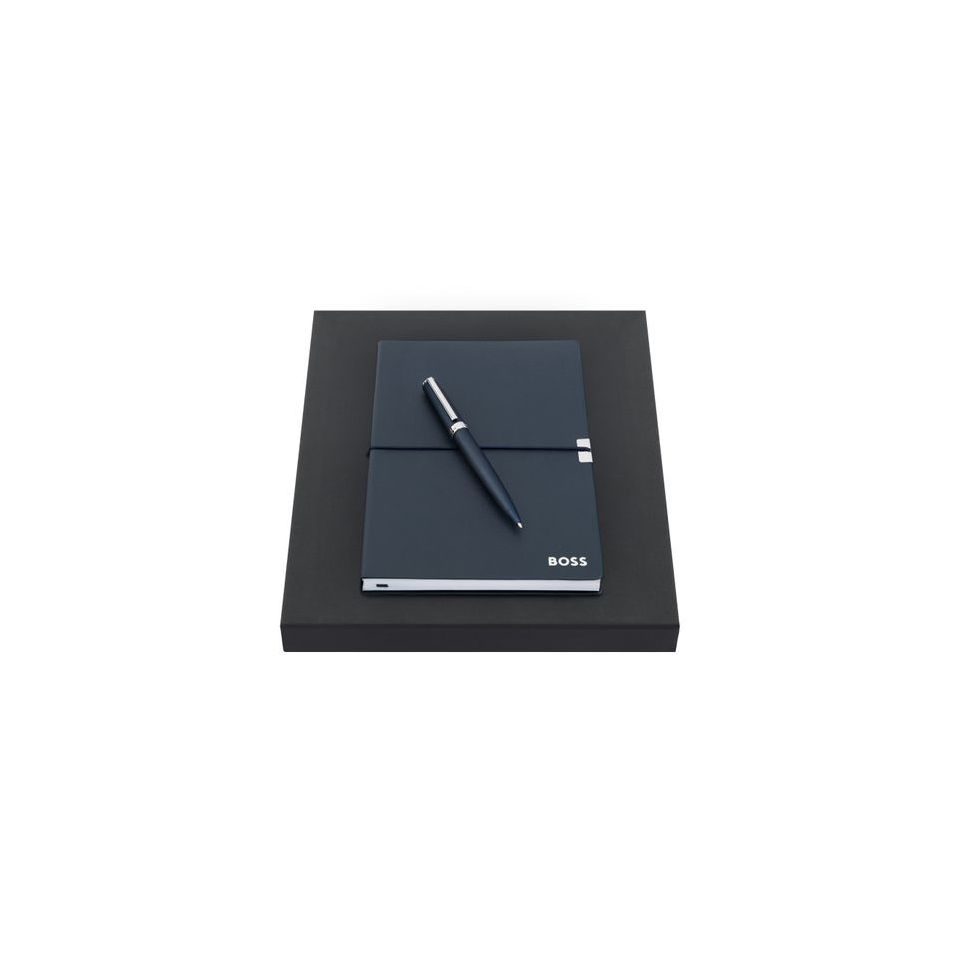 Parure publicitaire HUGO BOSS(stylo bille & carnet A5) 11