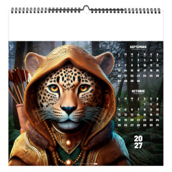 Calendrier personnalisable fabriqué en France 7 feuillets Street'Art petit format