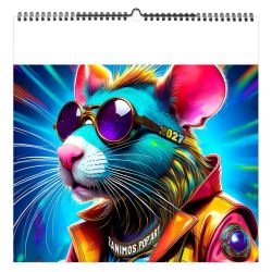 Calendrier personnalisable fabriqué en France 7 feuillets Street'Art grand format