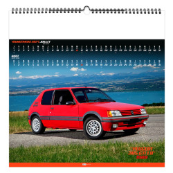 Calendrier personnalisable fabriqué en France 7 feuillets Design Car petit format