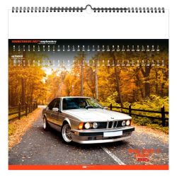 Calendrier personnalisable fabriqué en France 7 feuillets Design Car grand format